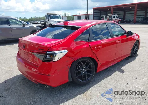 2024 Honda Civic Sport из США, поврежденный, VIN 2HGFE2F59RH535400